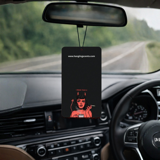 Demoness Ferrari Red Hanging Air Freshener – Bold Fragrance | Hangiing Scents