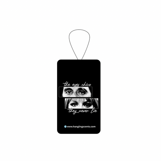 Eyes Don’t Lie – Dark Edition | Inspired by Tom Ford Leather Oud | Premium Hanging Air Freshener