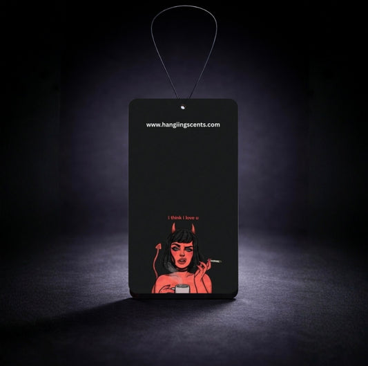 Demoness Ferrari Red Hanging Air Freshener – Bold Fragrance | Hangiing Scents
